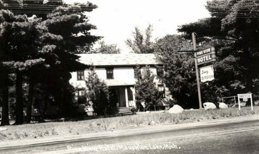 Pine View Hotel - Vintage Postcard